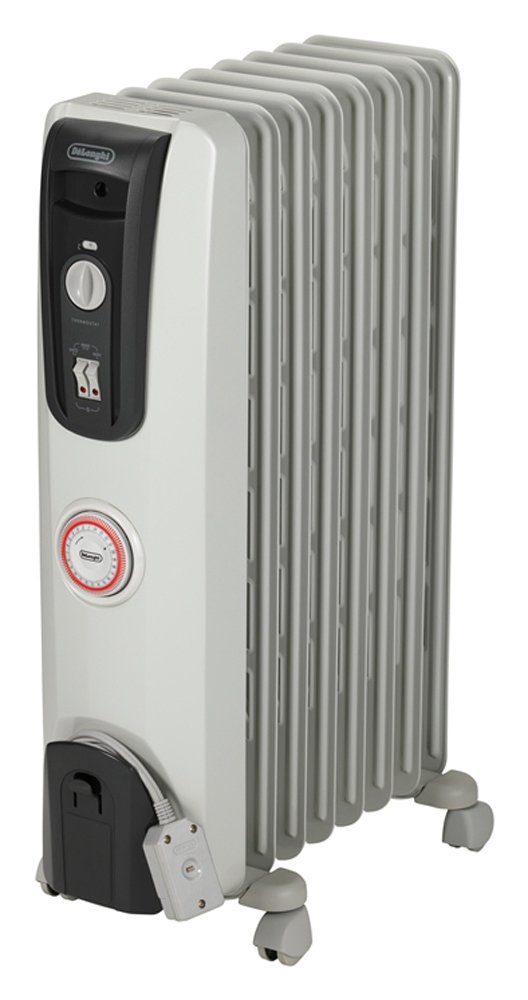 【中古】【非常に良い】デロンギ オイルヒーター サーマルカットフィン 【8~10畳用】ホワイト + ミディアムグレー H770812EFSN|ドリエムコーポレーション