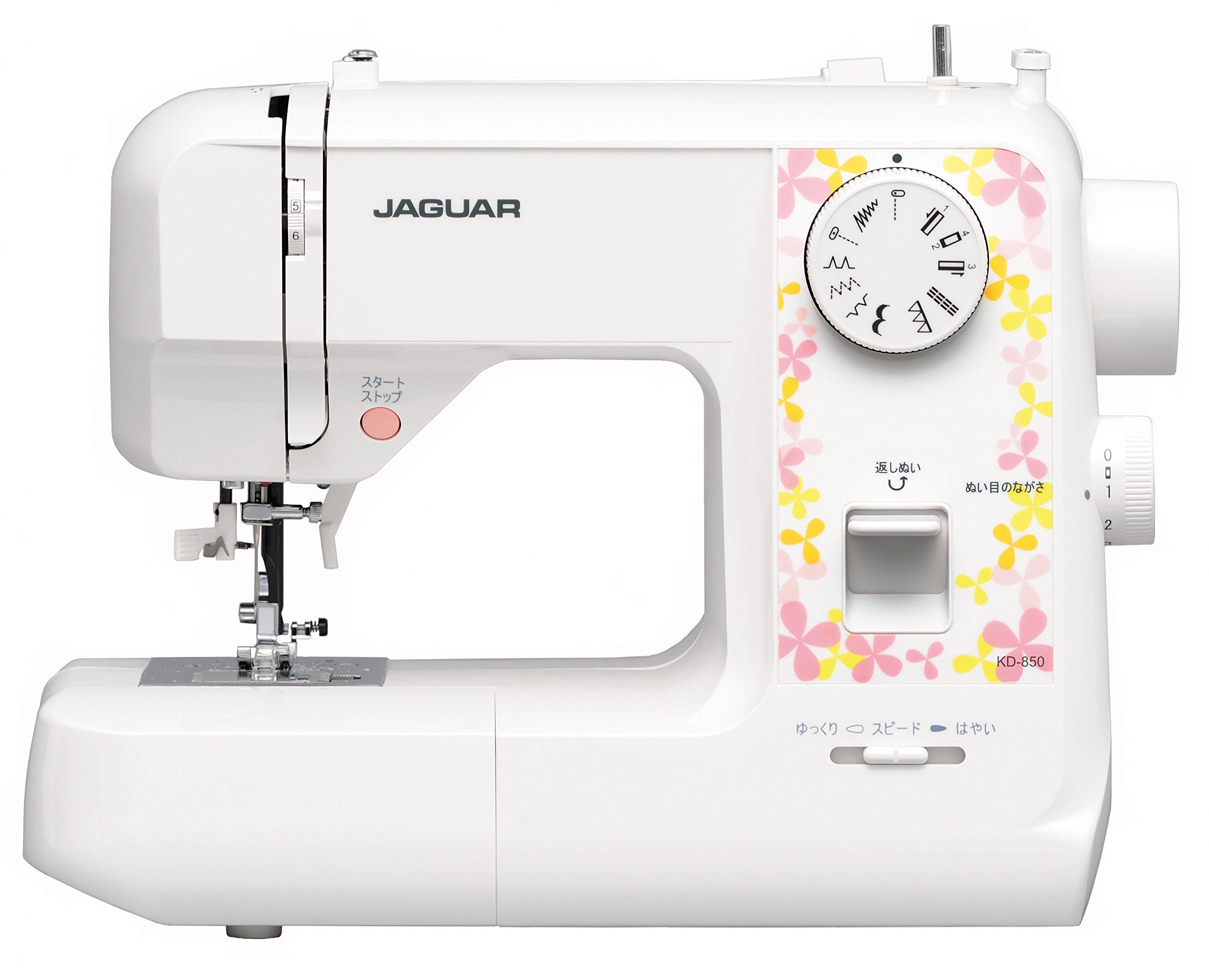 【中古】【非常に良い】JAGUAR(ジャガー) 電子ミシン 【持ち運び便利なコンパクトボディ】 KD-850