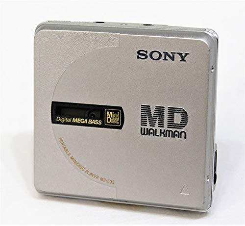 【中古】【人並み外れたに好いたらしい】SONY ソニー MZ-E35-S しろがね色 携帯型MD電気蓄音機（MD生まれ変わり専用機/MDウォークマン） MDLP非相応う