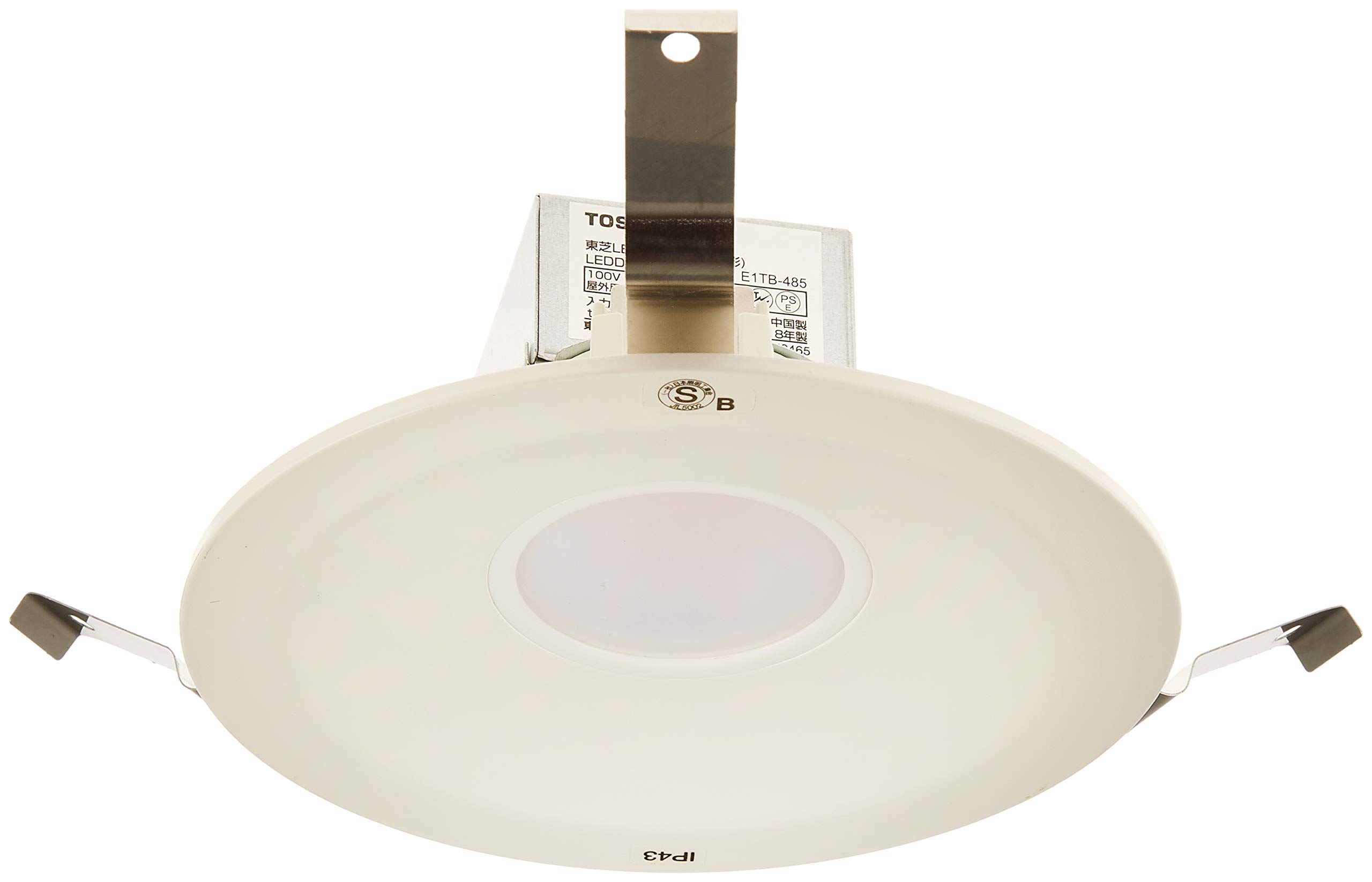 【中古】【人並み外れたに似つかわしい】東芝ライテック LED一からだ付き 高気密SB形落ち込むともし火 調光印字機 白熱電球色 100W 埋込穴125 手入らず白いこと