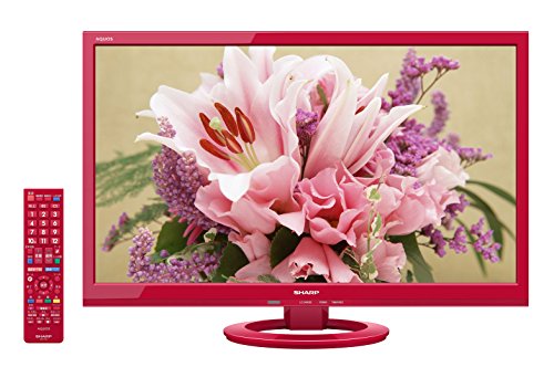 【中古】【非常に良い】シャープ AQUOS 液晶テレビ 24型 レッド系 LC-24K30-R