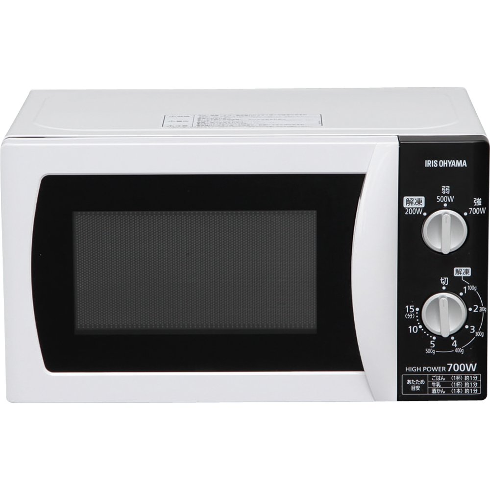【中古】【非常に良い】【西日本 60Hz専用】アイリスオーヤマ 電子レンジ 17L ターンテーブル ホワイト IMB-T171-6
