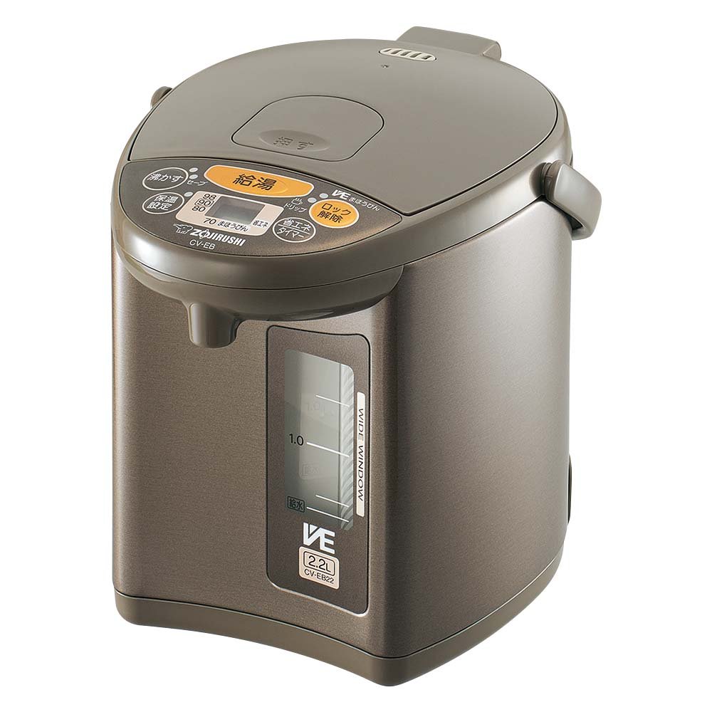 【中古】【非常に良い】象印マホービン 電気ポット 2.2L ブラウン CV-EB22-TA|ドリエムコーポレーション