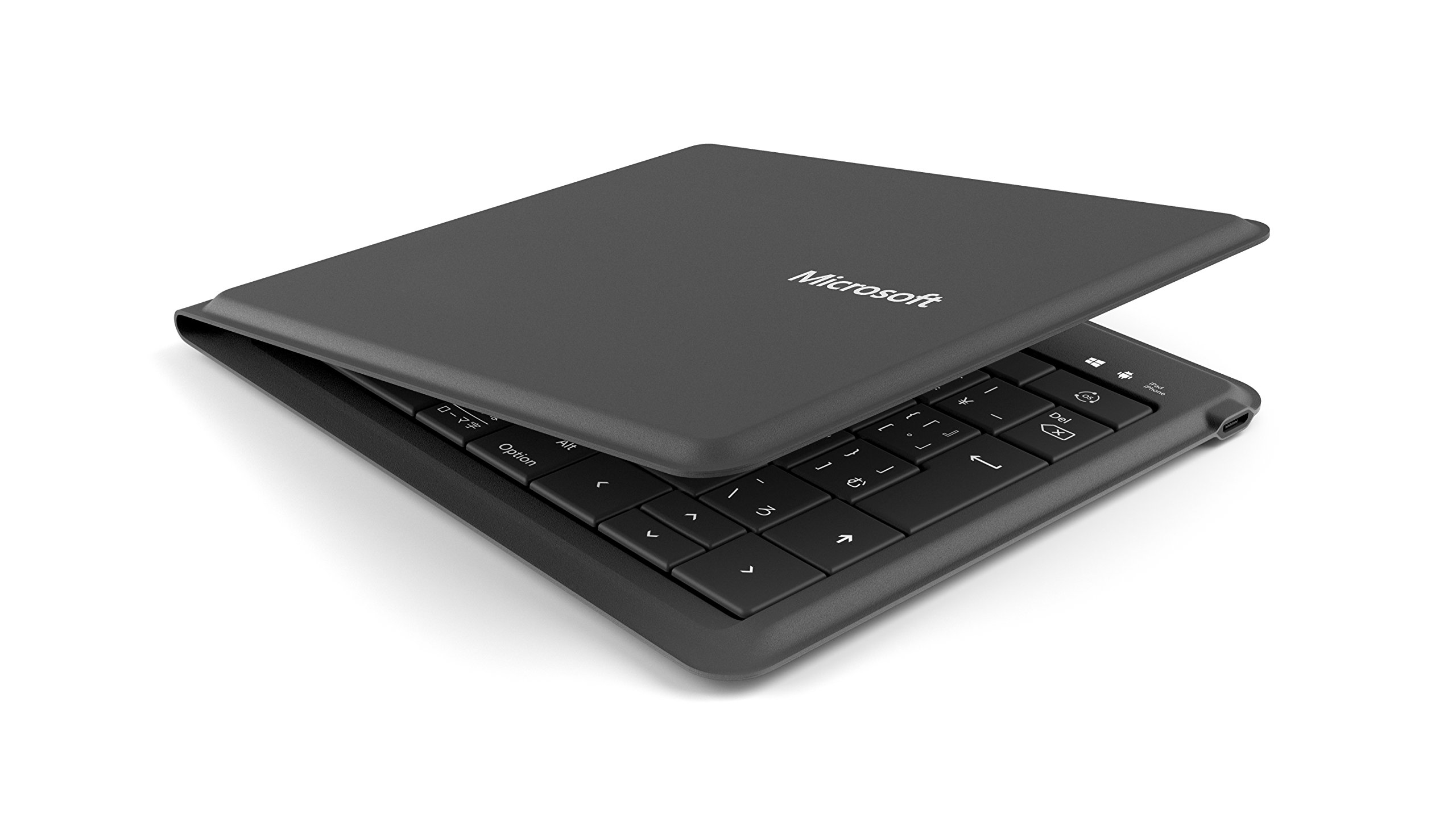 【中古】【非常に良い】マイクロソフト 薄型キーボード Bluetooth対応/ワイヤレス/折りたたみ Windows/Androidタブレット/iPad iPhone対応 Universal Foldable Keybo
