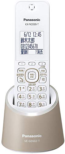 【中古】【非常に良い】パナソニック RU・RU・RU デジタルコードレス電話機 親機のみ 1.9GHz DECT準拠方式 モカ VE-GDS02DL-T