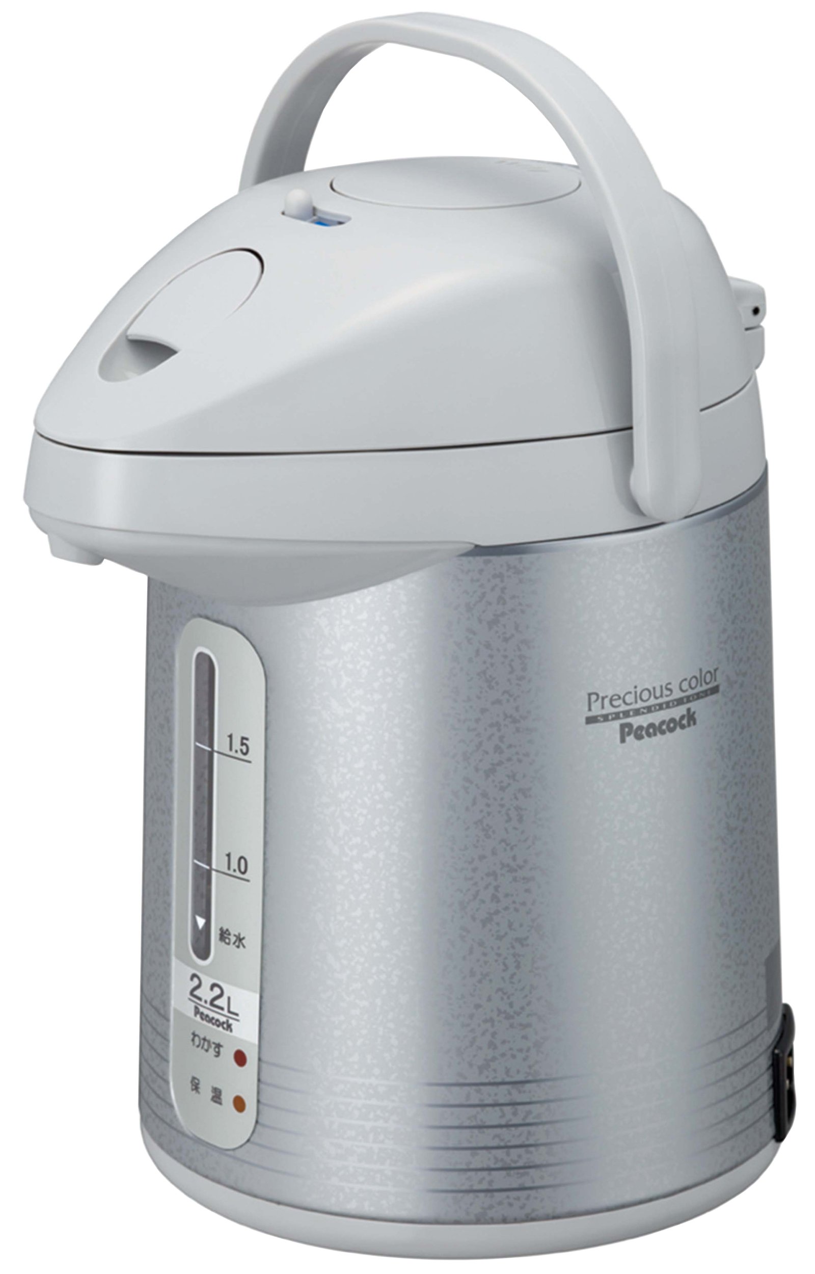 【中古】【非常に良い】ピーコック 電気保温エアーポット(非沸とうタイプ) 2.2L サテングレー WXP-22(HS)｜ドリエムコーポレーション