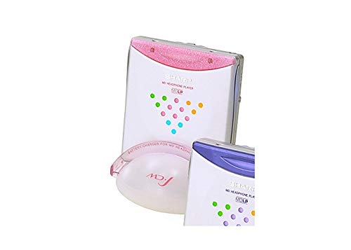 【中古】【人並み外れたに好いたらしい】SHARP MD受話器電気蓄音機 MDLP相応う MD生まれ変わり専用機 さくら色 MD-ST70-P