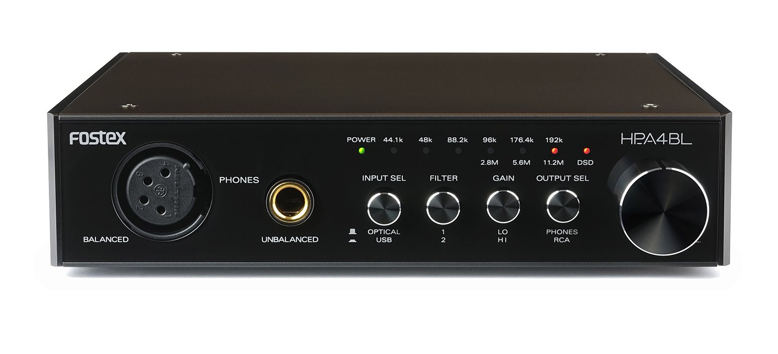 【中古】【非常に良い】FOSTEX ヘッドホンアンプ D/A変換器内蔵 ハイレゾ対応 HP-A4BL