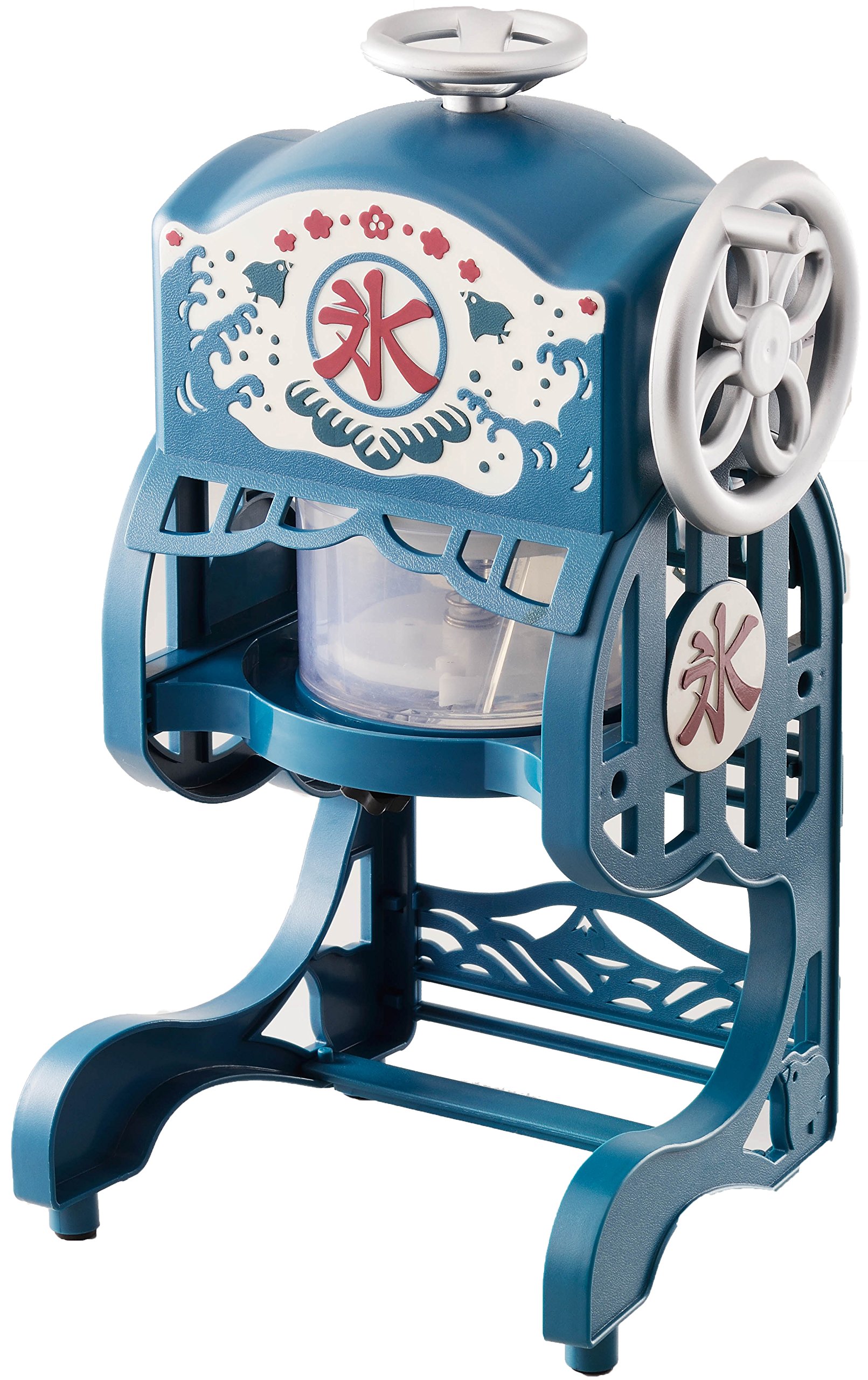 【中古】【人並み外れたに似つかわしい】ドウシシャ 電動本格ふわふわ氷かき器 青み 2016年模範例 DCSP-1651