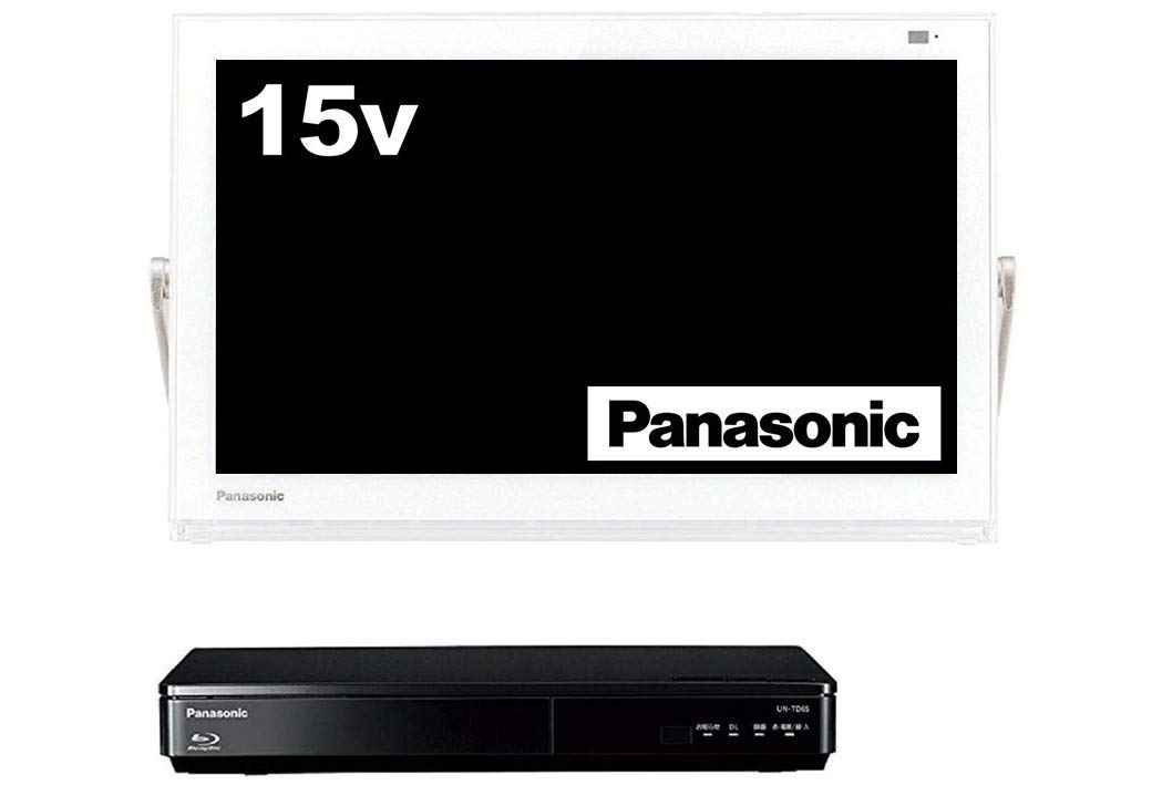 【中古】【非常に良い】パナソニック 15V型 液晶 テレビ プライベート・ビエラ UN-15TD6-W ブルーレイディスクプレイヤー付HDDレコーダー付き