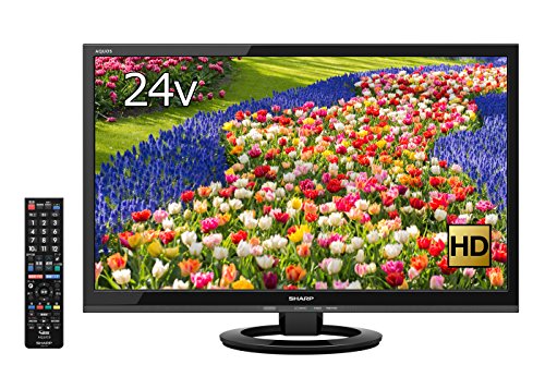 【中古】【非常に良い】シャープ 24V型 AQUOS ハイビジョン 液晶テレビ 外付HDD対応(裏番組録画) ブラック LC-24K40-B
