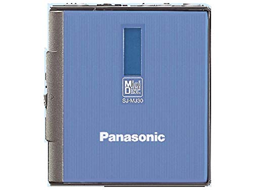 【中古】【非常に良い】Panasonic パナソニック SJ-MJ30-A ブルー ポータブルMDプレーヤー MDLP非対応 （MD再生専用機/MDウォークマン）