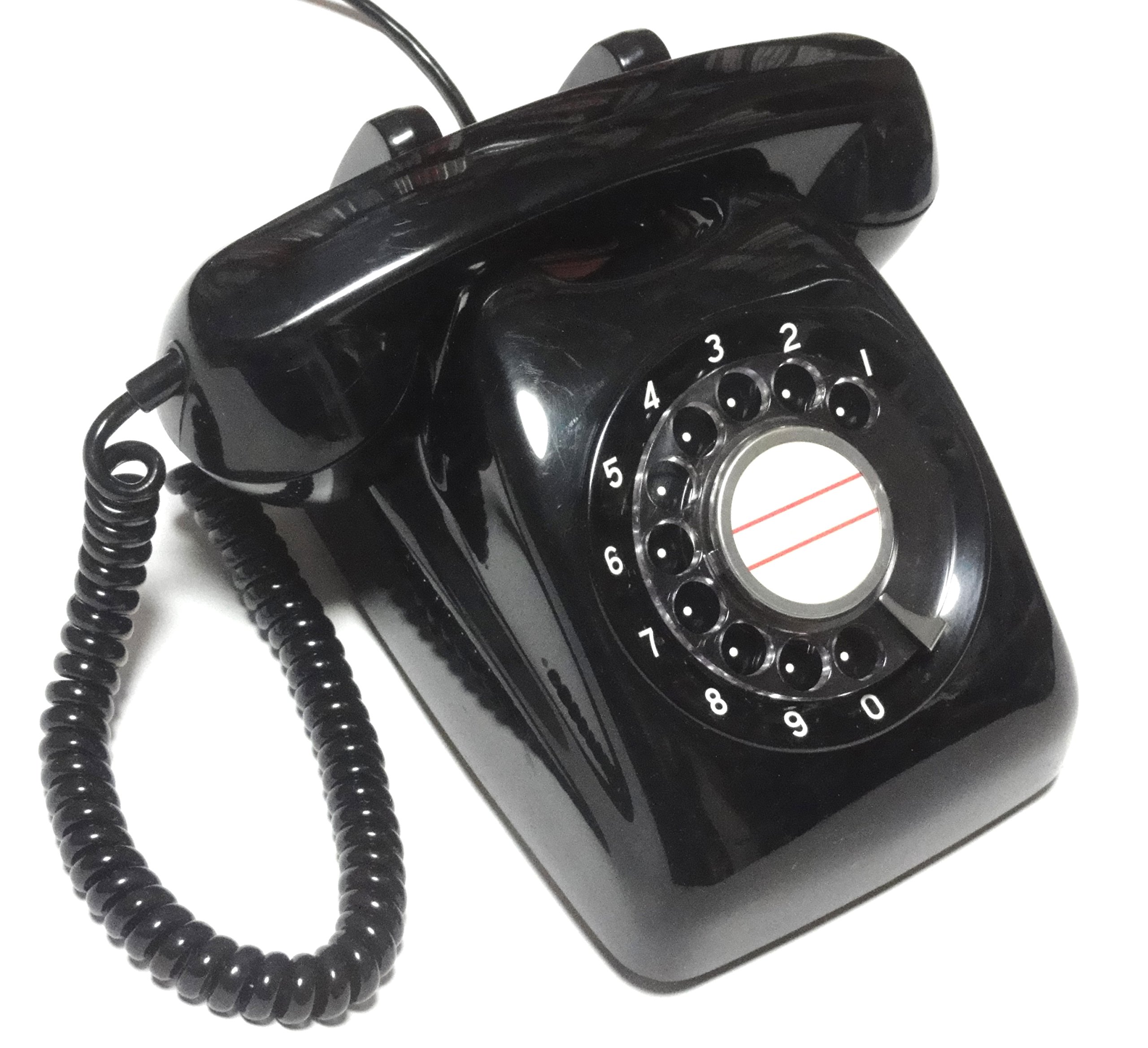 【中古】【非常に良い】電電公社 600-A ダイヤル式電話機 （黒電話／カラー電話） (くろ)