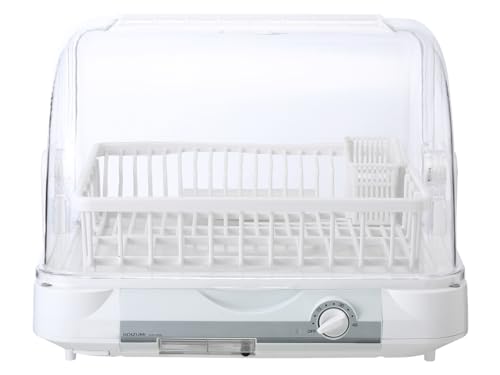 【中古】【非常に良い】コイズミ 食器乾燥機 大容量(6人分) 温風乾燥 タイマー付き 樹脂かご 抗菌 清潔 工事不要 ホワイト KDE-5000/W 15,194円