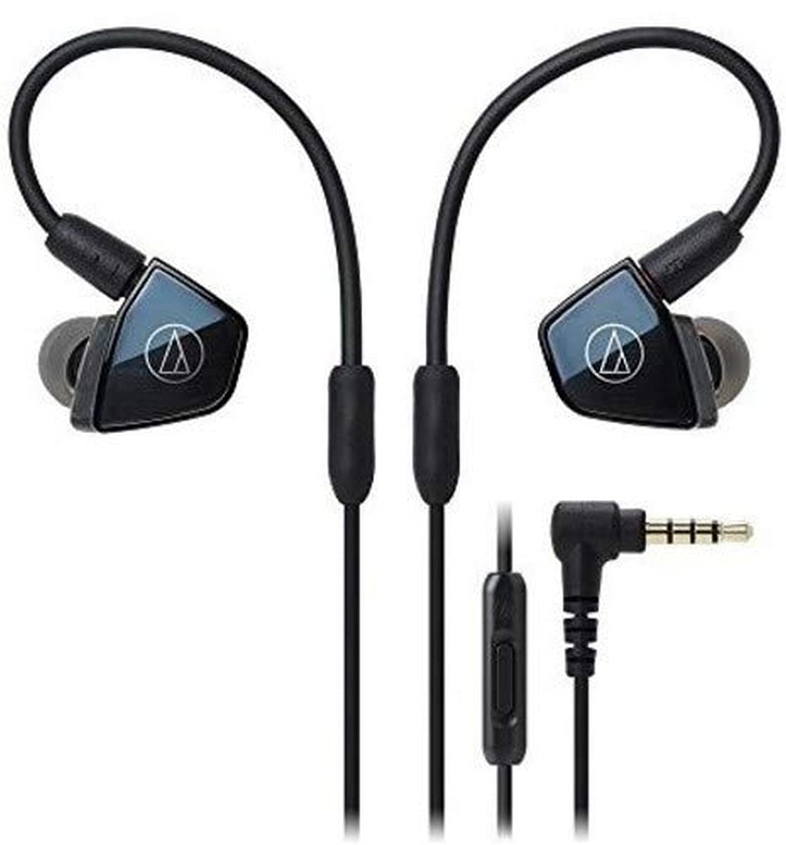 【中古】【人並み外れたに好いたらしい】Audio-Technica ATH-LS400iS インイヤークアッドアーマチュアドライバーヘッドホン インラインマイクロホン\u0026取り締まり付き添い人