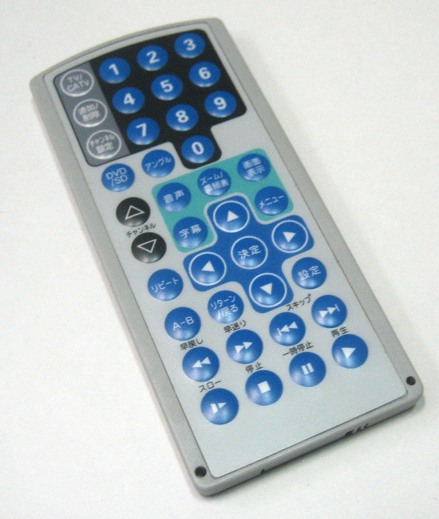 【中古】【非常に良い】SANYO サンヨー ポータブルDVDプレーヤー リモコン RB-HP171