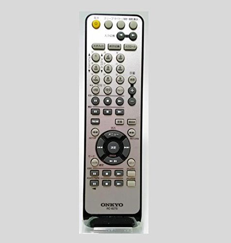 【中古】【非常に良い】ONKYO オンキヨー FR-N9NX(S)　CD/MDチューナーアンプ用リモコン　RC-827S