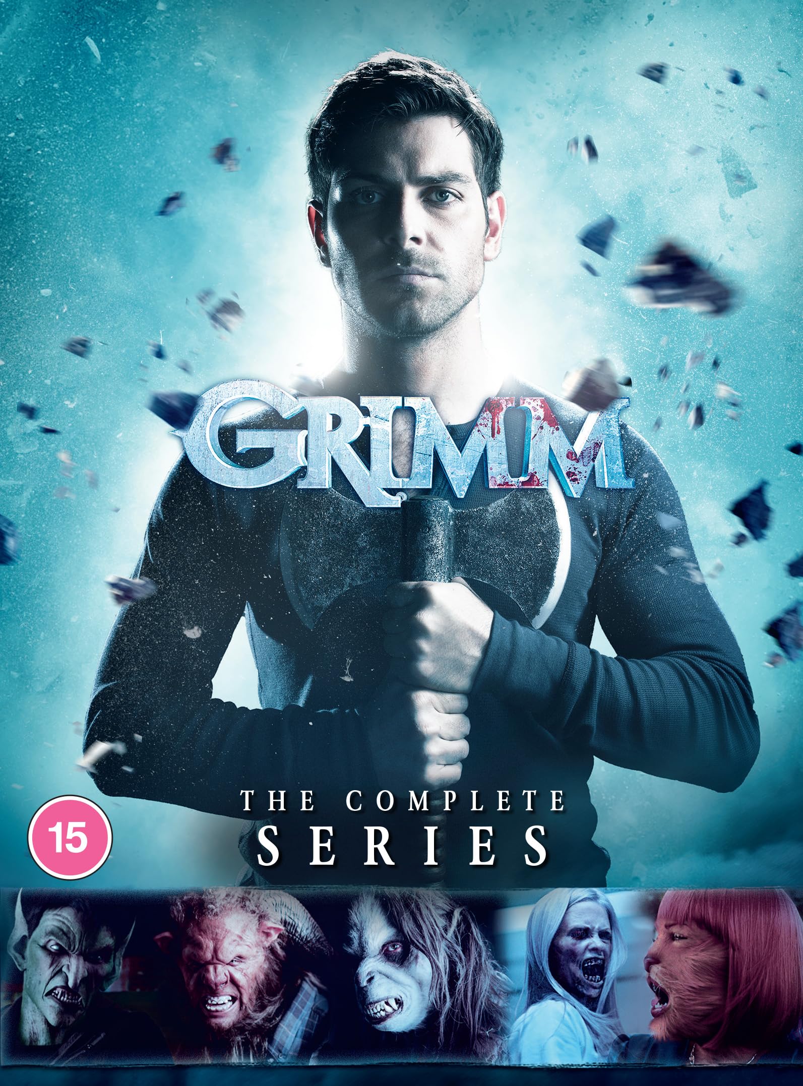 【中古】【非常に良い】Grimm Season 1-6 Complete BOX [DVD-PAL 日本語無し](Import)