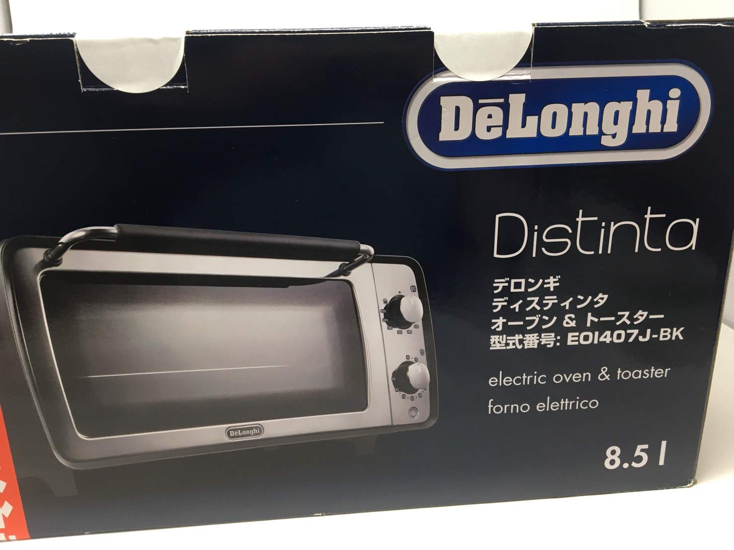 【中古】【非常に良い】デロンギ オーブン&トースター エレガンスブラック EOI407J-BK