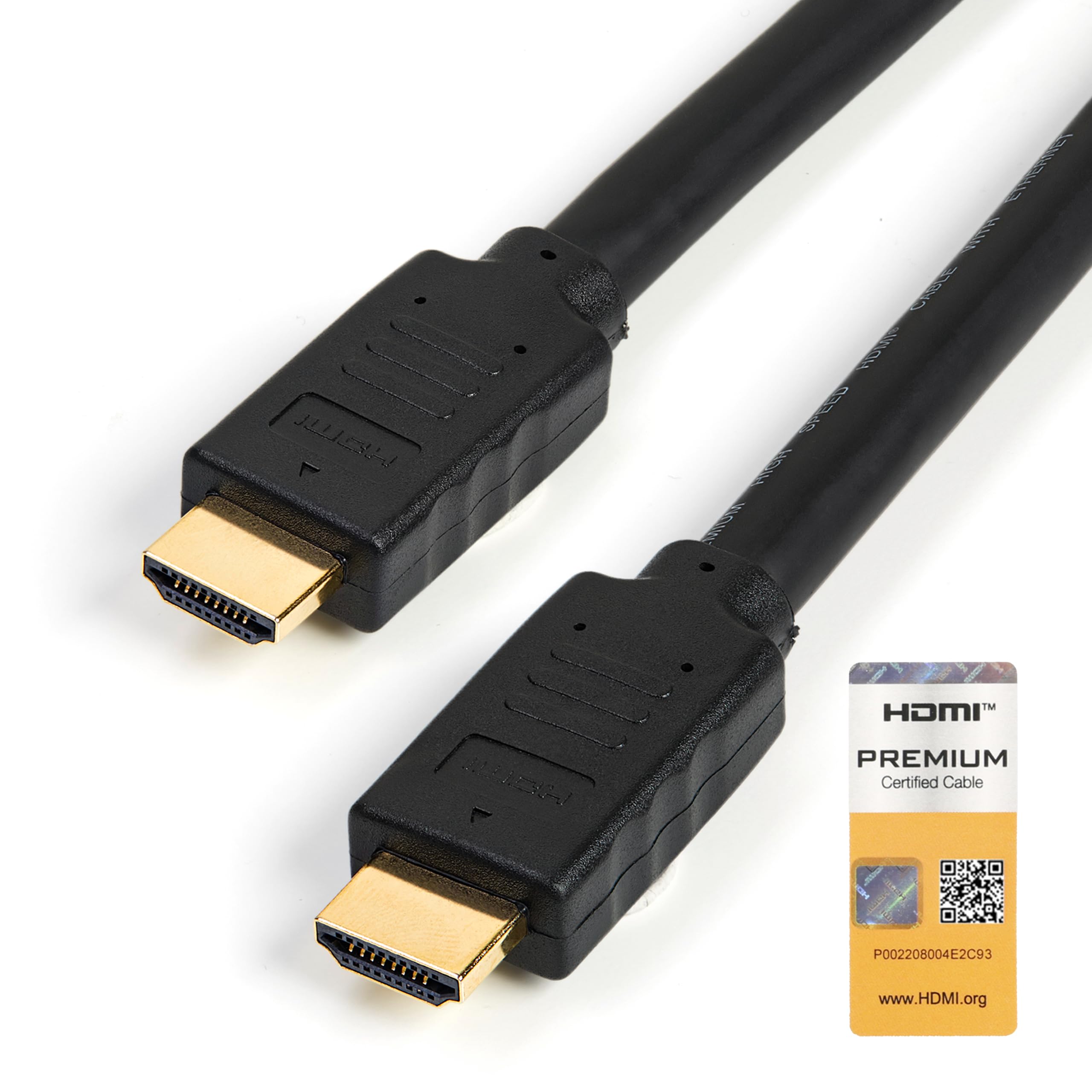【中古】【非常に良い】StarTech.com プレミアム ハイスピードHDMIケーブル(イーサネット対応) 4K/60Hz 7m プレミアムHDMI認証ケーブル HDMI 2.0対応 HDMM7MP