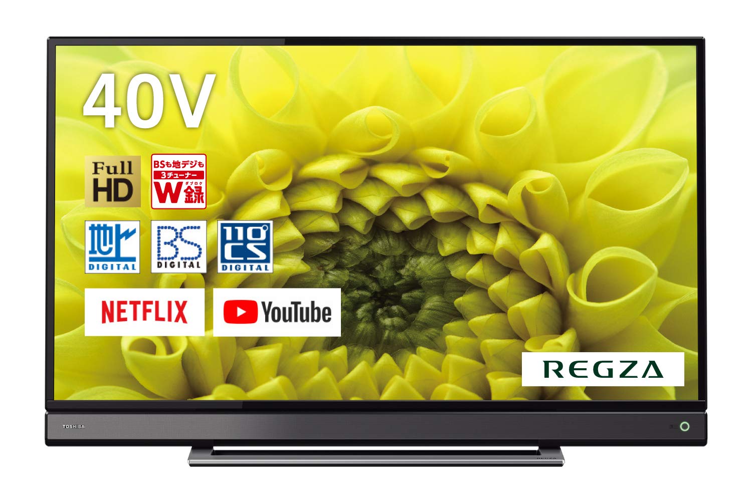 【中古】【非常に良い】REGZA 東芝 40V型地上・BS・110度CSデジタル フルハイビジョンLED液晶テレビ 40V31