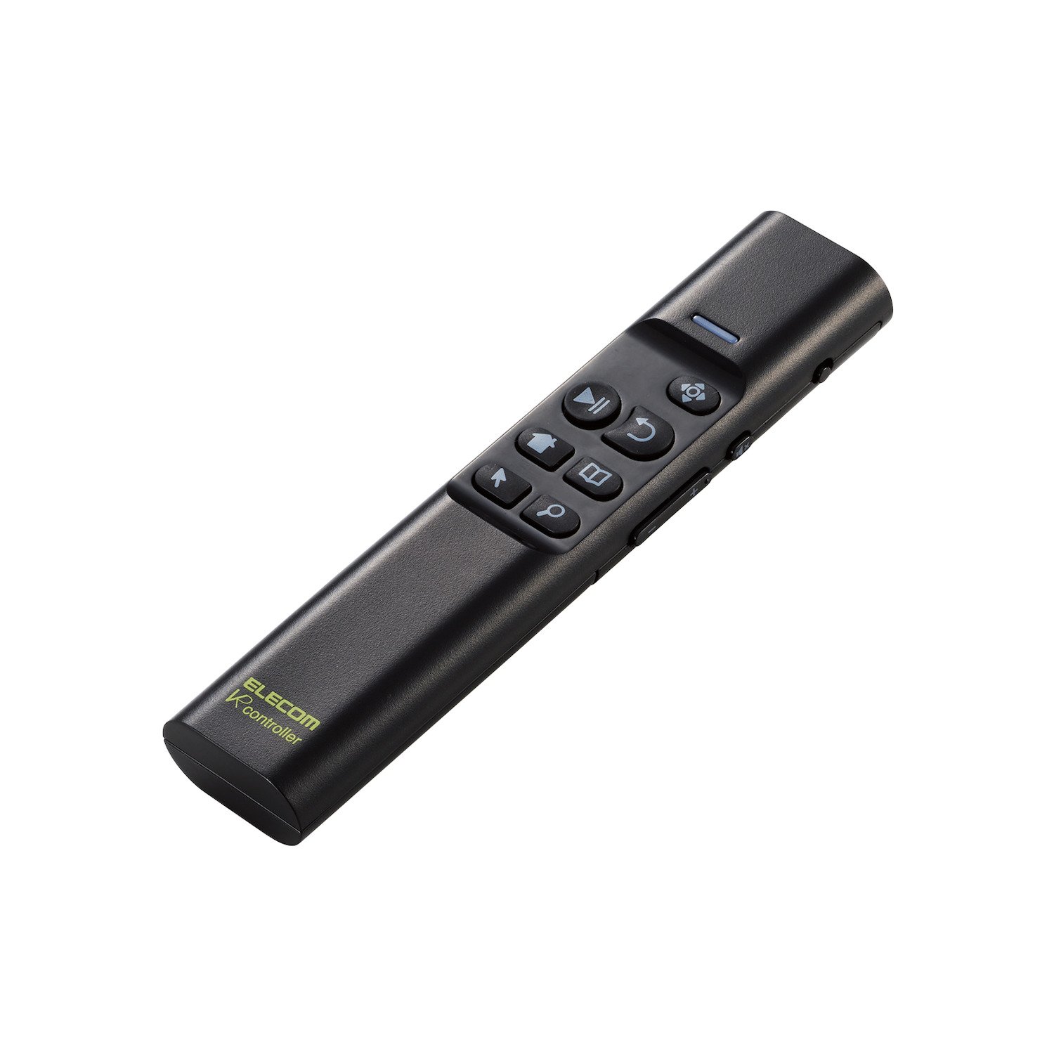 【中古】【非常に良い】エレコム Bluetoothリモコン/90度補正機能付/ジャイロセンサー/ブラック