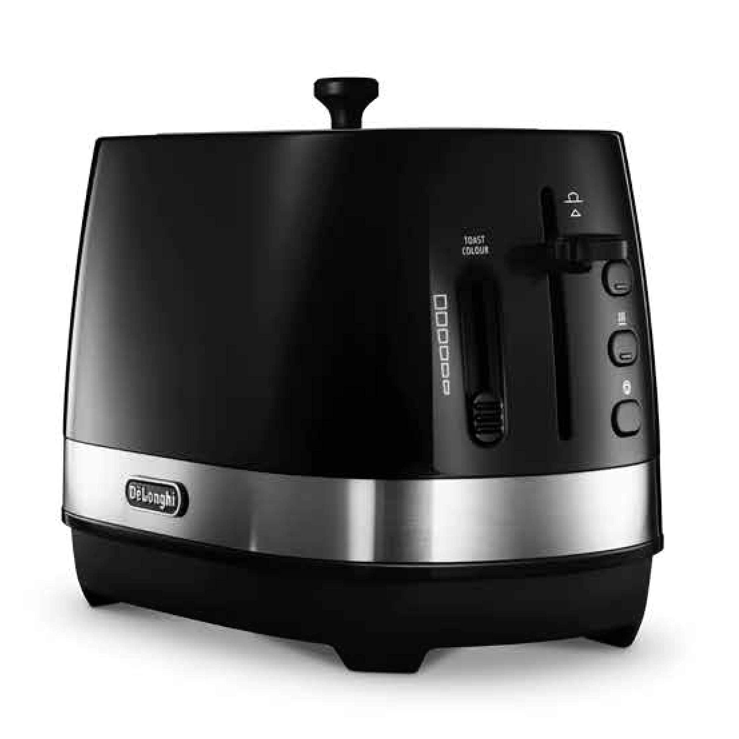 【中古】【人並み外れたに好いたらしい】DeLonghi(デロンギ) DeLonghiポップアップトースター 積極的 つづき物 CTLA2003J-BK 祝杯 食麺麭 5~10枚切り 焼き目合わせる6座標軸 埃よけ押しかぶせる嘱する 飾り気の無いお手入