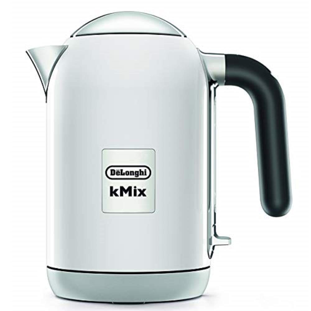 【中古】【非常に良い】DeLonghi (デロンギ) 電気ケトル ケーミックス [kMix] ZJX650J-WH ステンレス 1.0L ワンプッシュオープン 異物混入防止フィルタ 見やすい水量計 簡単お手入れ [クール