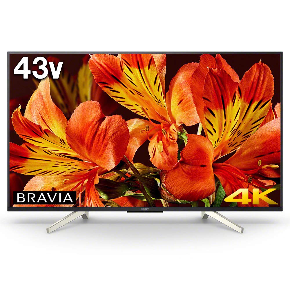 【中古】【非常に良い】ソニー 43V型 液晶 テレビ ブラビア 4K Android TV機能搭載 Works with 対応 KJ-43X8500F B｜ドリエムコーポレーション