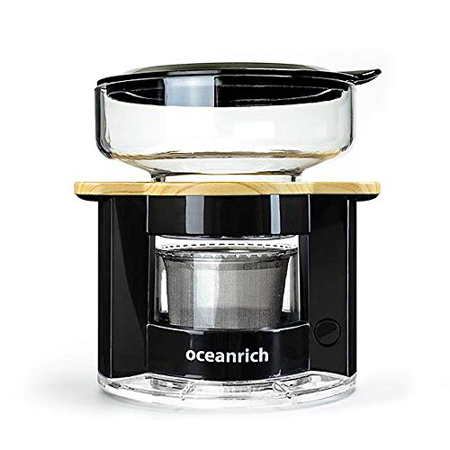 【中古】【非常に良い】オーシャンリッチ(Oceanrich) 自動ドリップ・コーヒーメーカー ブラック UQ-CR8200BL