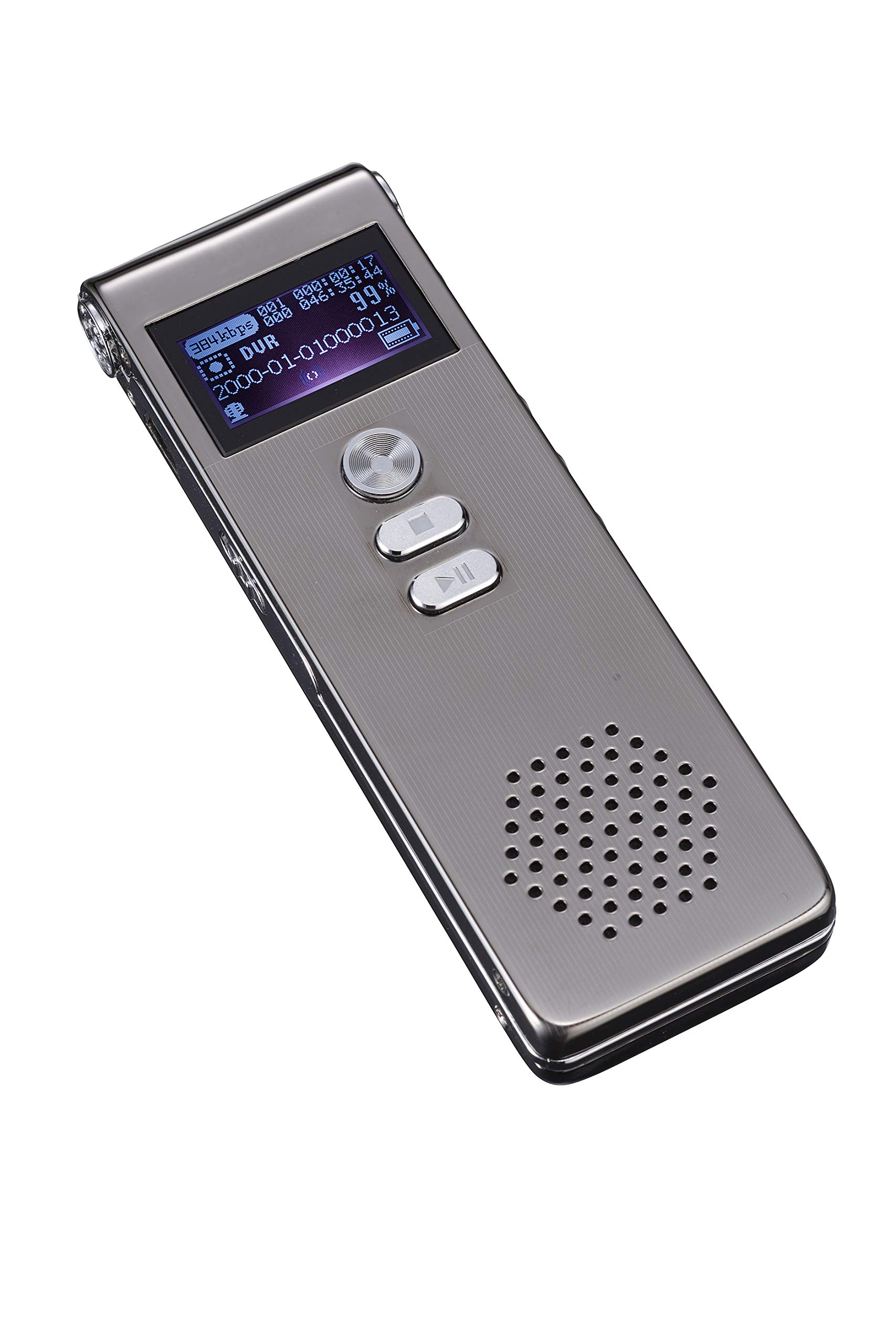 【中古】【非常に良い】キヨラカ 電話も録音できる長録君ボイスレコーダー録音機WK-I01