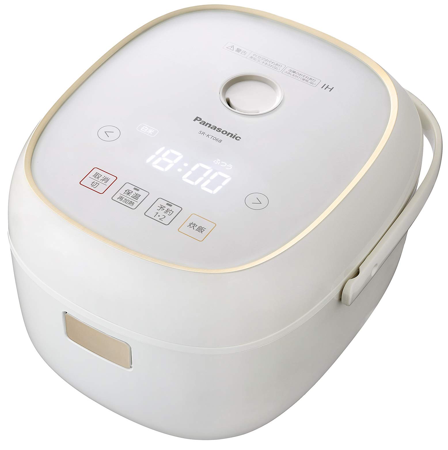 中古】 東芝 マイコンジャー炊飯器（3合炊き） ホワイトTOSHIBA RC-5MFM-W