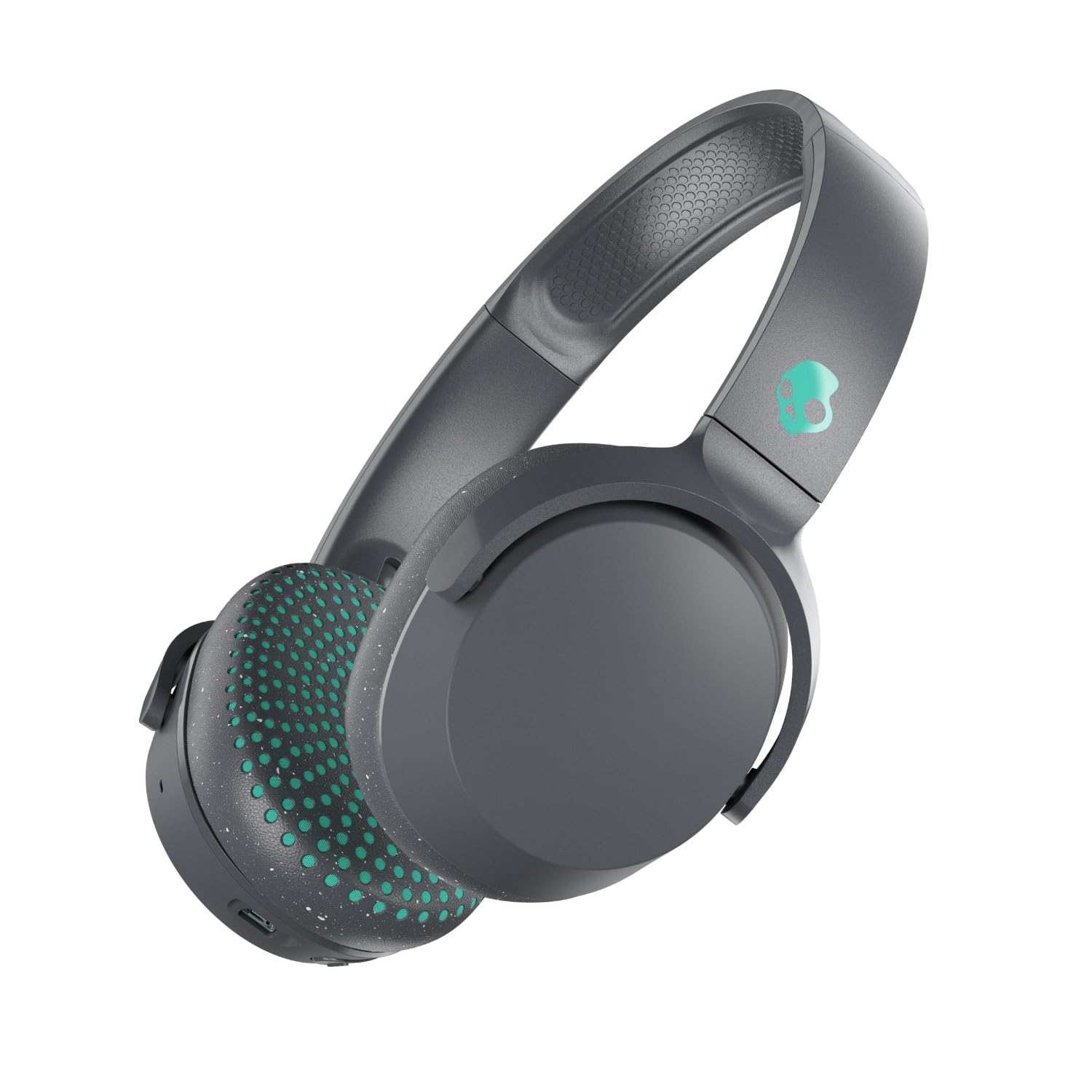 【中古】【非常に良い】SkullCandy RIFF WIRELESS GRAY MIAMI S5PXW-L672 【リモコン・マイク対応】 ブルートゥースヘッドホン