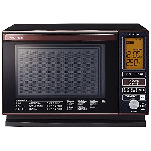 【中古】【非常に良い】コイズミ KOR-1602 レッド Groumena(グルメナ) [オーブンレンジ (16L)]