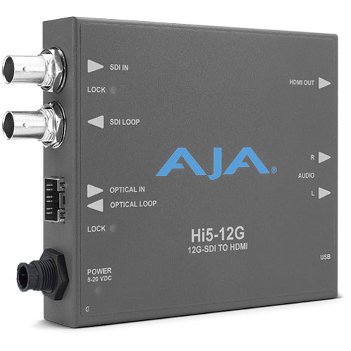 【中古】【人並み外れたに似つかわしい】Aja Hi5-12G 12G-SDI - HDMI 2.0 ミニコンピューター取り替えっこ