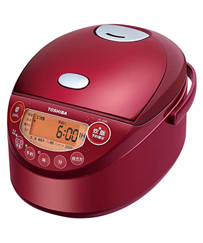 【中古】【非常に良い】東芝 炊飯器 3.5合 一人暮らし IHジャー炊飯器 保温白米24時間 RC-6XM(R) 備長炭鍛造かまど釜 二人暮らし 入学・入園 新社会人