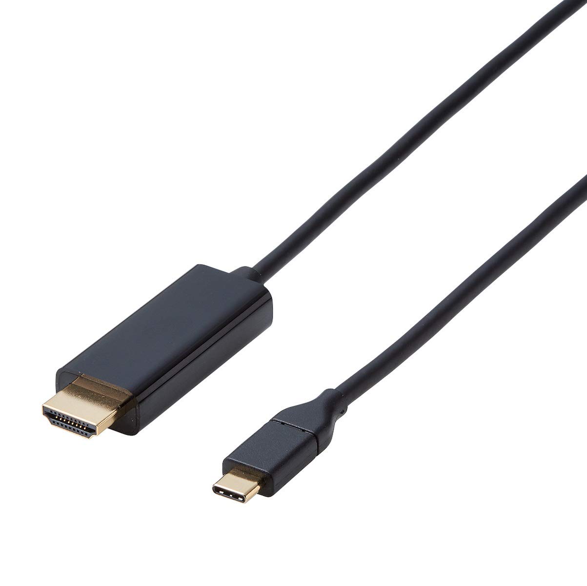 【中古】【非常に良い】エレコム 変換ケーブル USB-C HDMI ケーブル 1.0m ブラック CAC-CHDMI10BK 【iPhone 16/16 Pro/16 Pro Max/16 Plus 対応検証済】 CAC