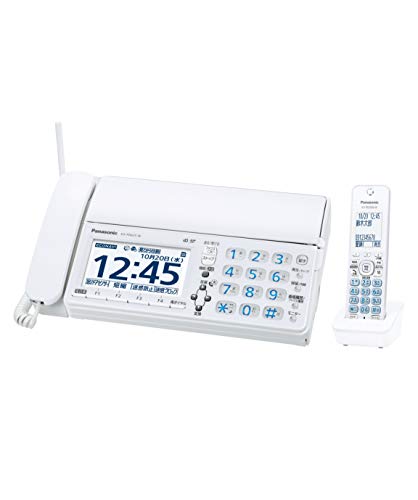 【中古】【非常に良い】パナソニック デジタルコードレスFAX 子機1台付き 迷惑ブロックサービス対応 ホワイト KX-PD625DL-W|ドリエムコーポレーション
