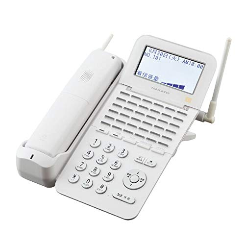 【中古】【人並み外れたに好いたらしい】ナカヨ NYC-Si 36ボタンディジタルハンドルコードレス電話(W) 白 NYC-36SI-DHCLW