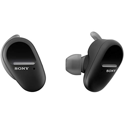 【中古】【非常に良い】ソニー 完全ワイヤレスノイズキャンセリングイヤホン WF-SP800N : Bluetooth対応 左右分離型 防水仕様 2020年モデル 360 Reality Audio認定モデル ブラック W｜ドリエムコーポレーション