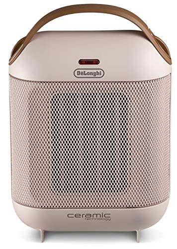 【中古】【非常に良い】DeLonghi (デロンギ) ファンヒーター カプスーラ HFX30C11-PK セラミックヒーター 足もと・手さき イタリアンデザイン コンパクト 薄型 ハイパワー 送風機能 取り外し可能フィル