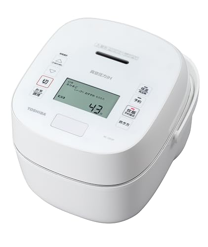 【中古】【人並み外れたに好いたらしい】東芝(TOSHIBA) 炊飯器 5.5合 無意味さ剪断応力IH ジャー炊飯器 無意味さ保温 田の実40第四次元 鍛えるかまど銅 釜 RC-10VSP(W) 白いこと