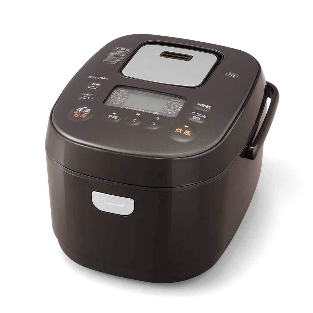 【中古】【非常に良い】アイリスオーヤマ IHジャー炊飯器 炊飯ジャー 銘柄炊き 5.5合 KRC-IK50-T ブラウン