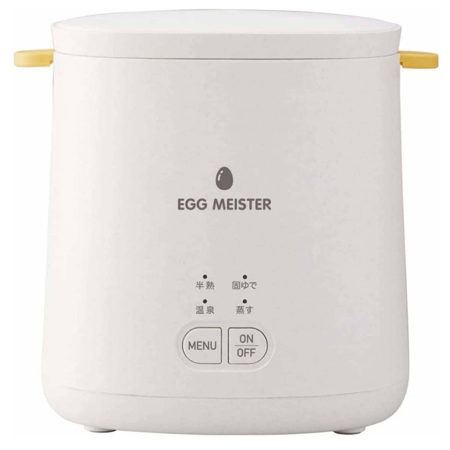 【中古】【非常に良い】AEM-420WH ゆで卵メーカー エッグマイスター 最大4個 ホワイト