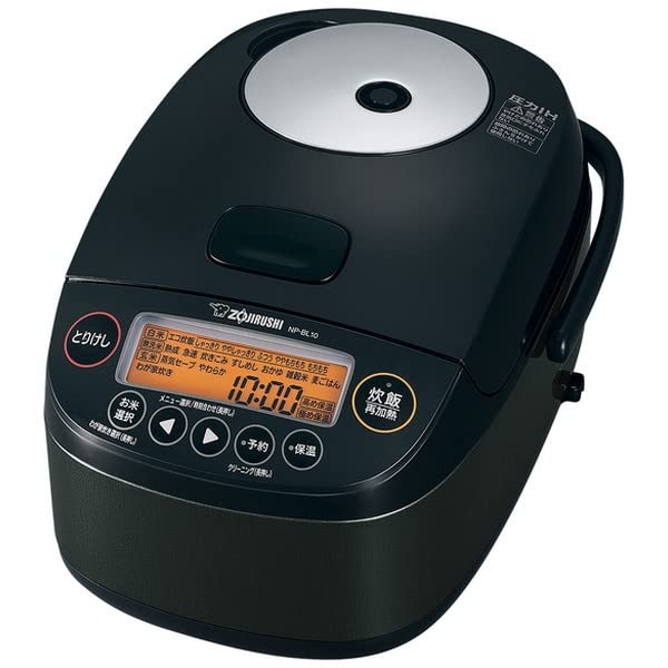 【中古】【非常に良い】象印マホービン 炊飯器 5.5合 ブラック NP-BL10-BA