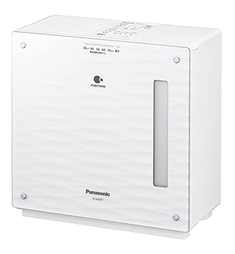 【中古】【人並み外れたに似つかわしい】パナソニック 加湿器 蒸発式 ナノイー積み上げる ~20畳 ミスティホワイト FE-KXU07-W