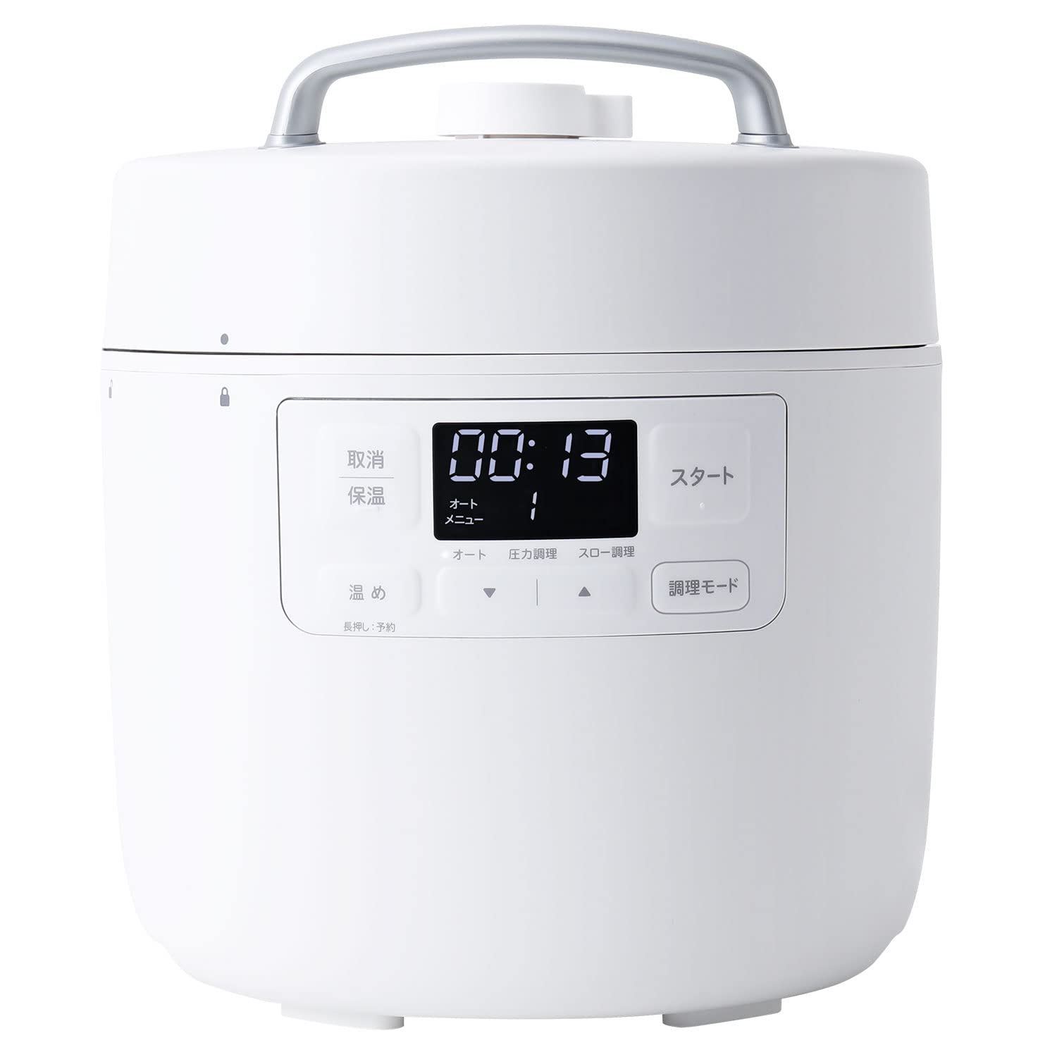 【中古】【非常に良い】【長期5年保証付】SP-2DF231-(W)(ホワイト) おうちシェフ 電気圧力鍋 2.4L レシピ