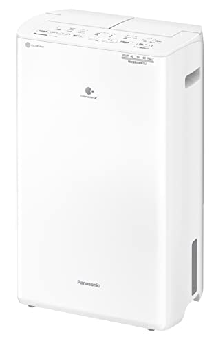 【中古】【人並み外れたに好いたらしい】パナソニック 御召しもの乾燥除湿機 結晶白いこと F-YHVX120-W 変わり種式 ナノイーX積み上げる ～25畳