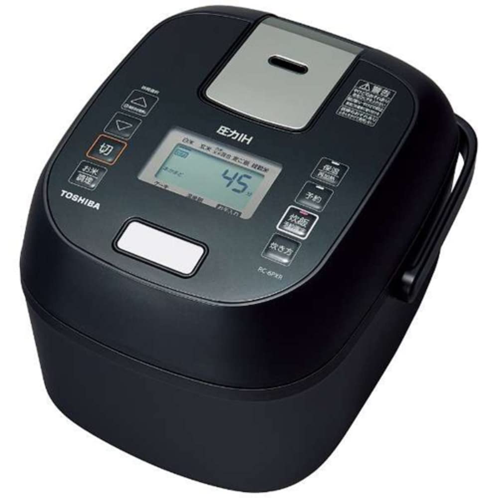 【中古】【人並み外れたに似つかわしい】TOSHIBA(東芝) RC-6PXR-K(黒いこと) 炎匠炊き 剪断応力IHジャー炊飯器 3.5合
