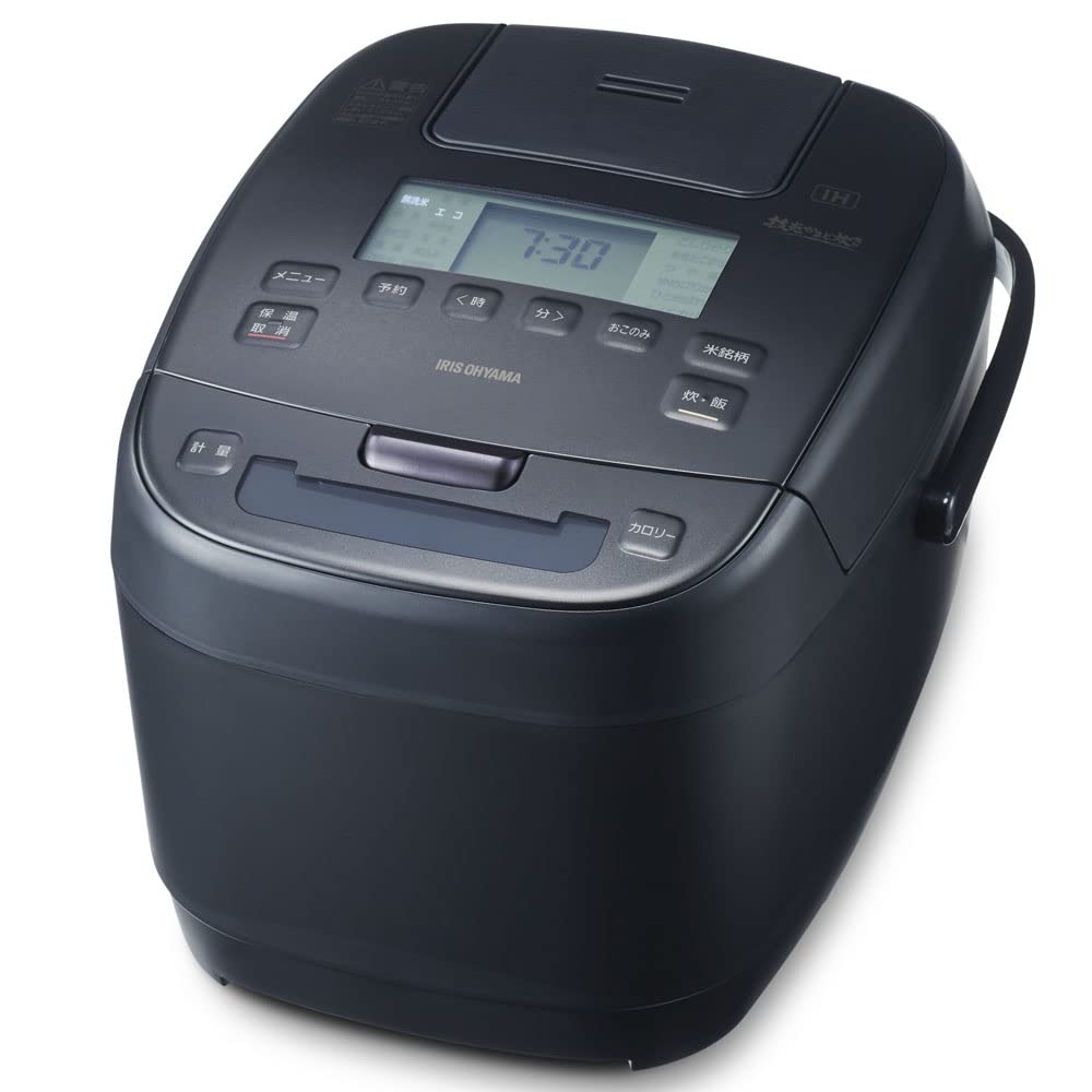 【中古】【非常に良い】アイリスオーヤマ IHジャー炊飯器 5.5合 KRC-ICA50-B ブラック｜ドリエムコーポレーション